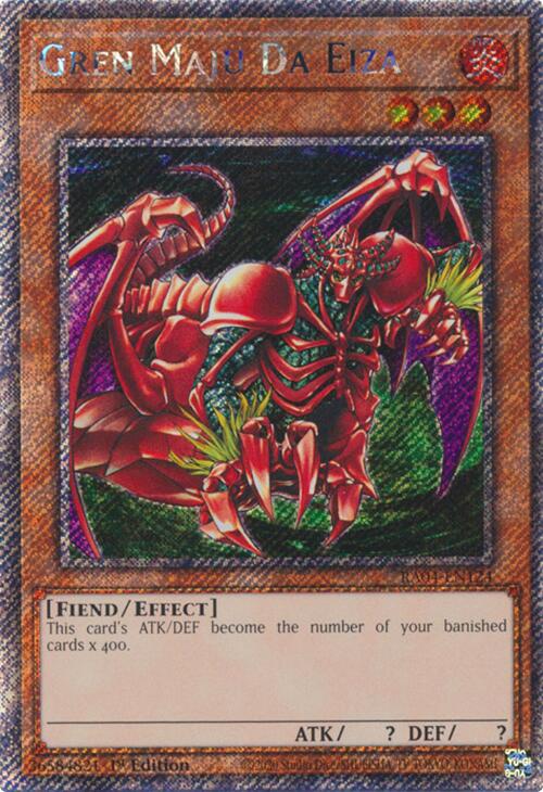 Gren Maju Da Eiza [RA04-EN124] Platinum Secret Rare | Total Play