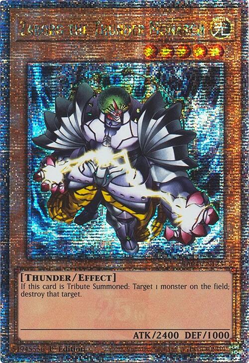 Zaborg the Thunder Monarch [RA04-EN125] Quarter Century Secret Rare | Total Play