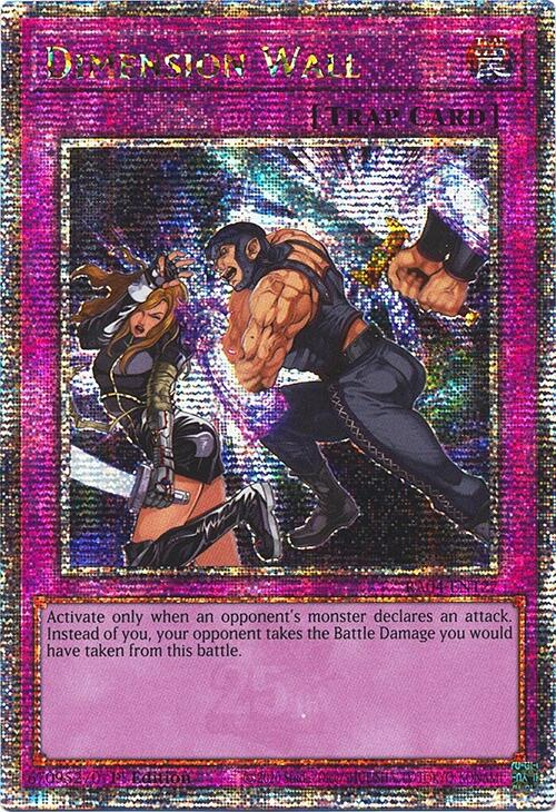 Dimension Wall [RA04-EN127] Quarter Century Secret Rare | Total Play
