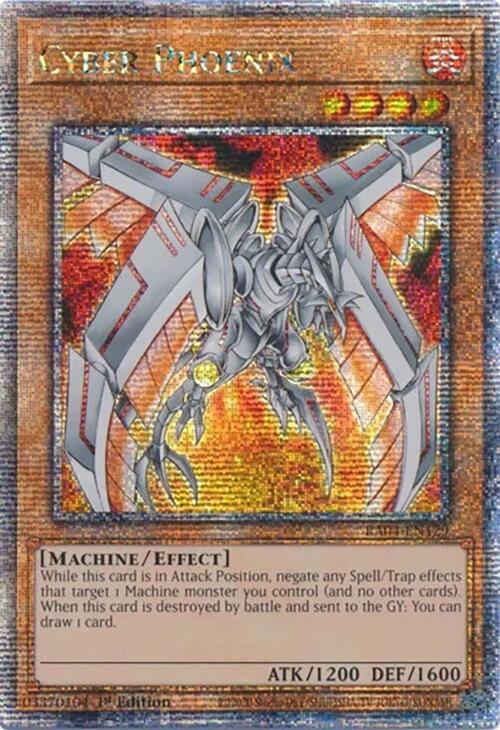 Cyber Phoenix [RA04-EN129] Quarter Century Secret Rare | Total Play