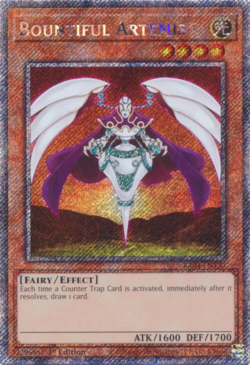 Bountiful Artemis [RA04-EN130] Platinum Secret Rare | Total Play