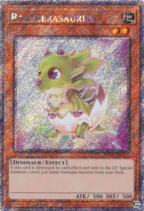 Babycerasaurus [RA04-EN131] Platinum Secret Rare | Total Play