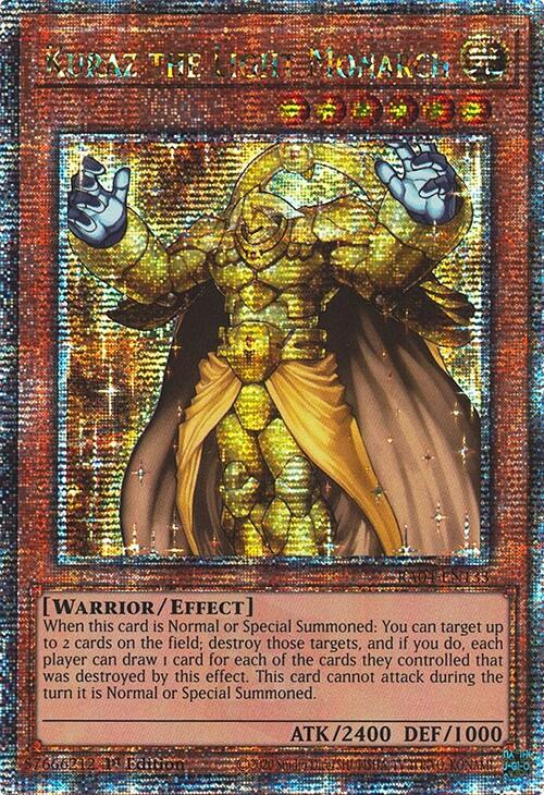 Kuraz the Light Monarch [RA04-EN133] Quarter Century Secret Rare | Total Play