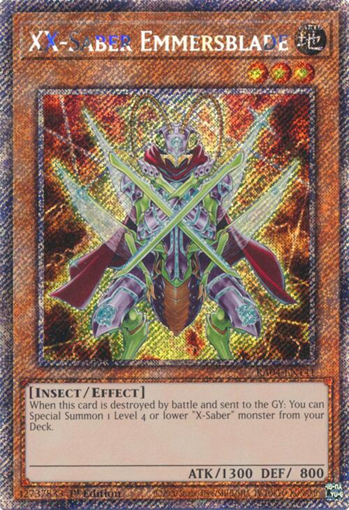 XX-Saber Emmersblade [RA04-EN141] Platinum Secret Rare | Total Play