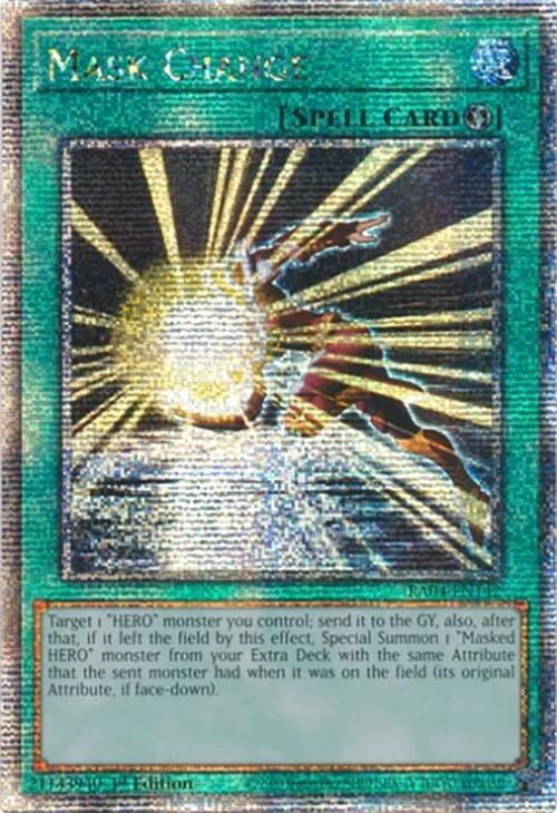 Mask Change [RA04-EN142] Quarter Century Secret Rare | Total Play