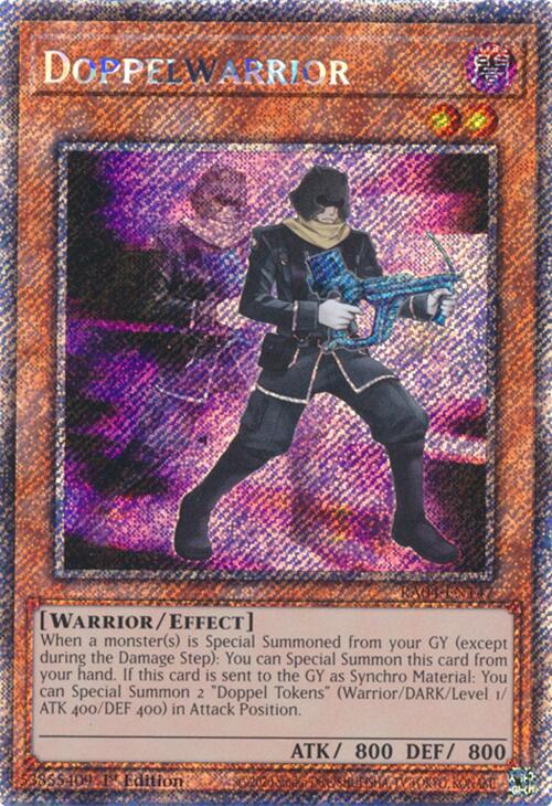 Doppelwarrior [RA04-EN147] Platinum Secret Rare | Total Play