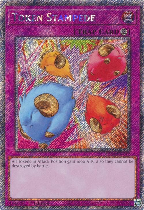 Token Stampede [RA04-EN149] Platinum Secret Rare | Total Play