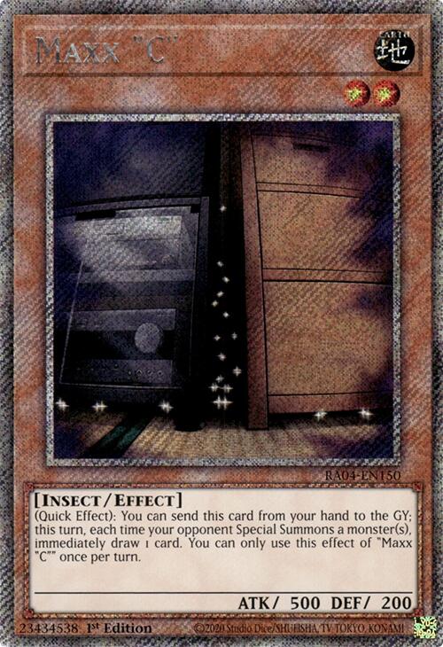 Maxx "C" [RA04-EN150] Platinum Secret Rare | Total Play