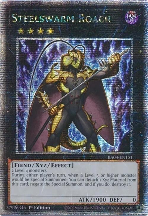 Steelswarm Roach [RA04-EN151] Quarter Century Secret Rare | Total Play