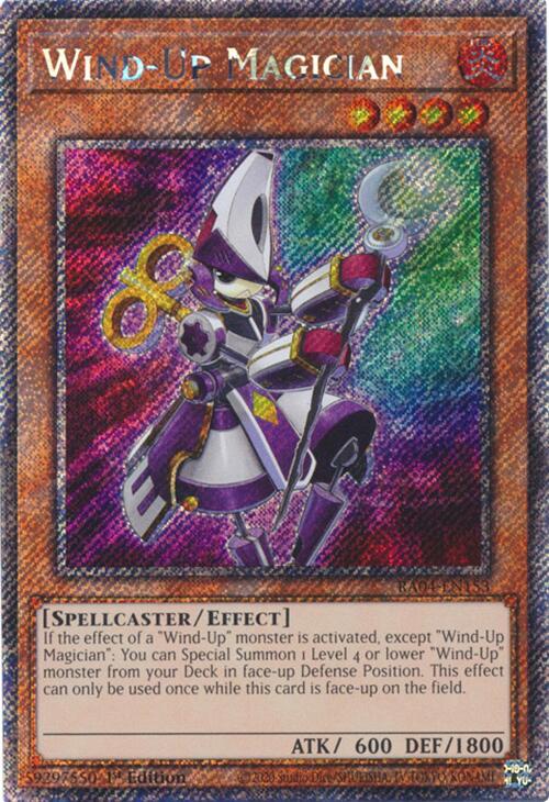 Wind-Up Magician [RA04-EN153] Platinum Secret Rare | Total Play