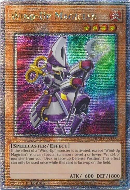 Wind-Up Magician [RA04-EN153] Quarter Century Secret Rare | Total Play