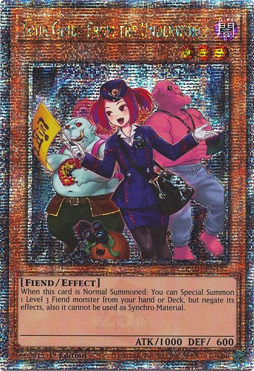 Tour Guide from the Underworld (Alternate Art) [RA04-EN157] Quarter Century Secret Rare | Total Play