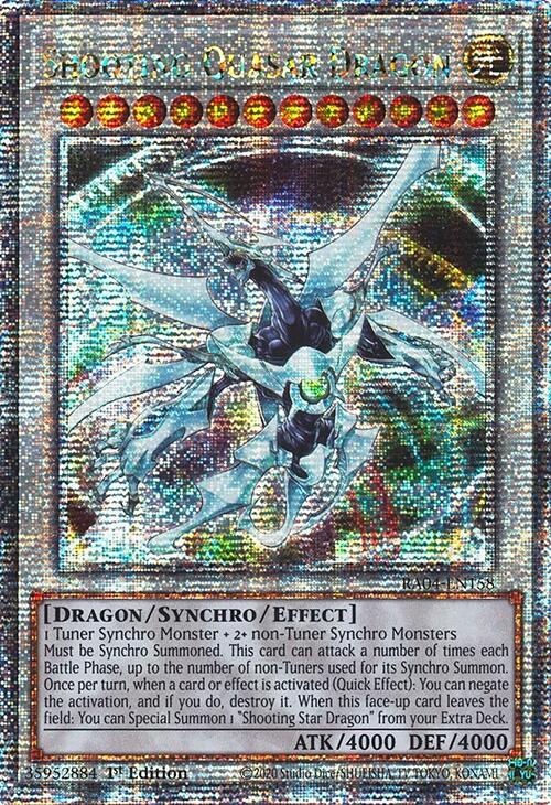 Shooting Quasar Dragon [RA04-EN158] Quarter Century Secret Rare | Total Play