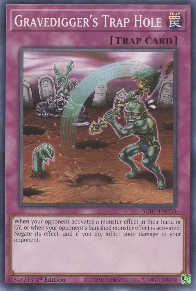 Gravedigger's Trap Hole [SDBT-EN033] Common | Total Play