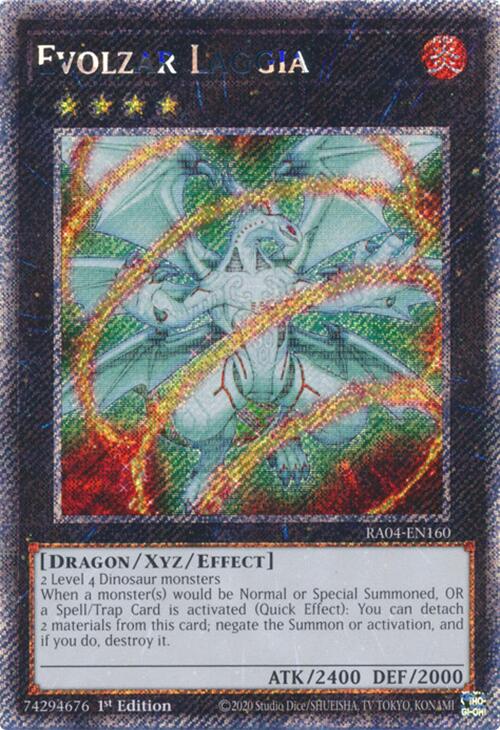 Evolzar Laggia [RA04-EN160] Platinum Secret Rare | Total Play