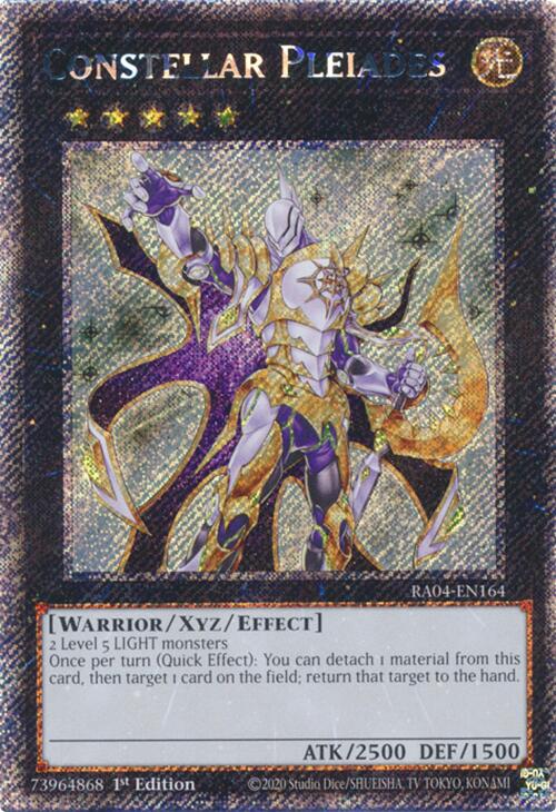 Constellar Pleiades [RA04-EN164] Platinum Secret Rare | Total Play