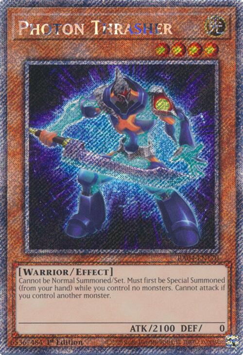 Photon Thrasher [RA04-EN170] Platinum Secret Rare | Total Play