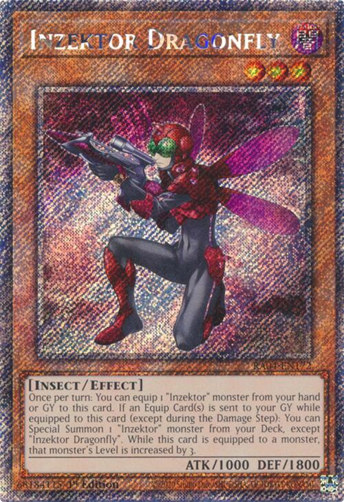 Inzektor Dragonfly [RA04-EN172] Platinum Secret Rare | Total Play