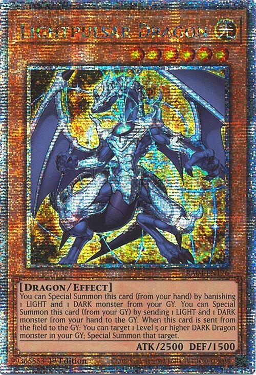 Lightpulsar Dragon [RA04-EN176] Quarter Century Secret Rare | Total Play