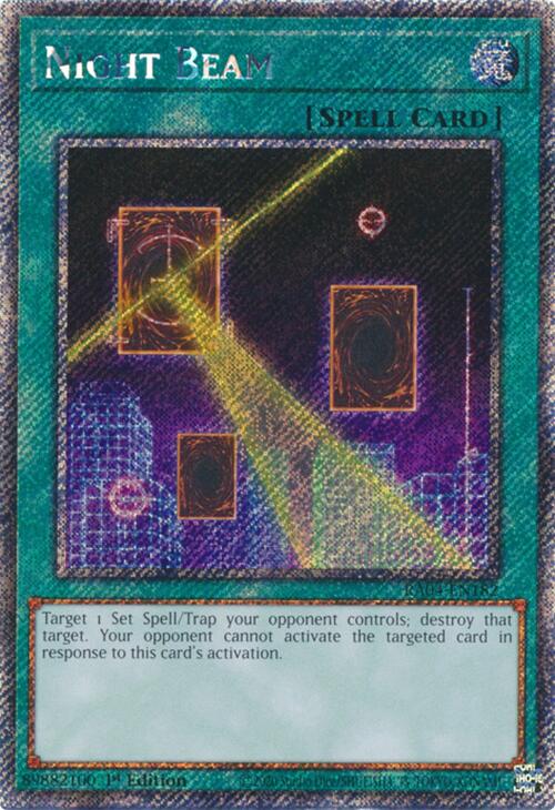 Night Beam [RA04-EN182] Platinum Secret Rare | Total Play