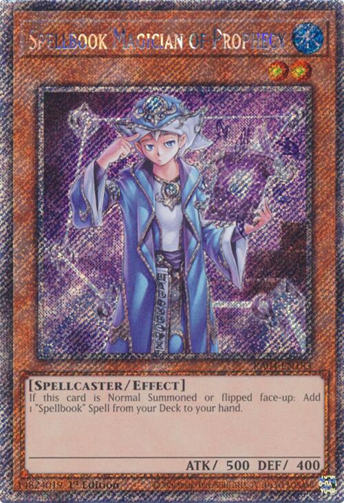 Spellbook Magician of Prophecy [RA04-EN183] Platinum Secret Rare | Total Play