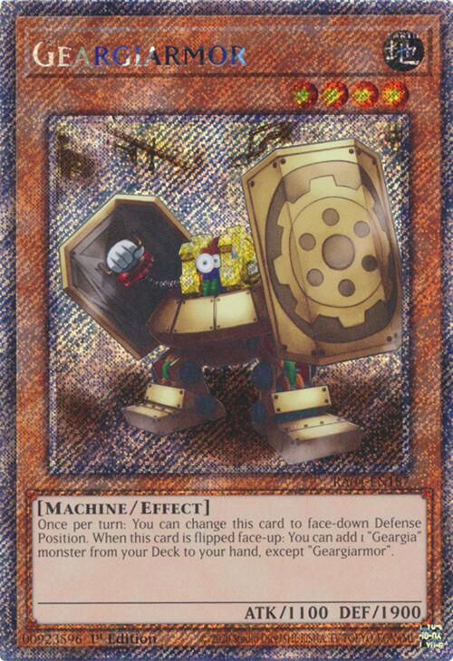 Geargiarmor [RA04-EN187] Platinum Secret Rare | Total Play