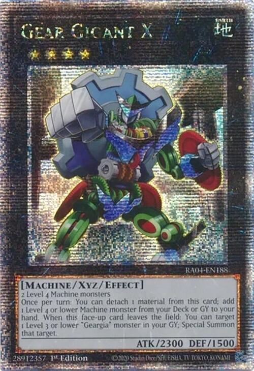 Gear Gigant X [RA04-EN188] Quarter Century Secret Rare | Total Play