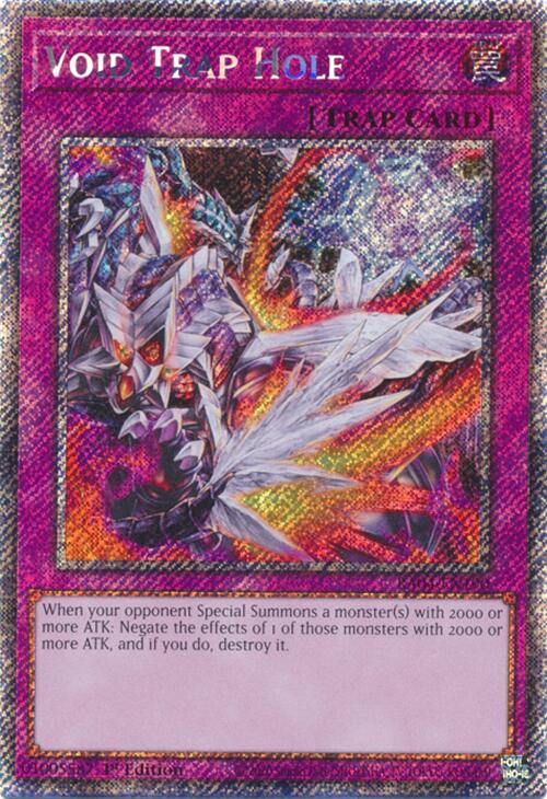 Void Trap Hole [RA04-EN190] Platinum Secret Rare | Total Play