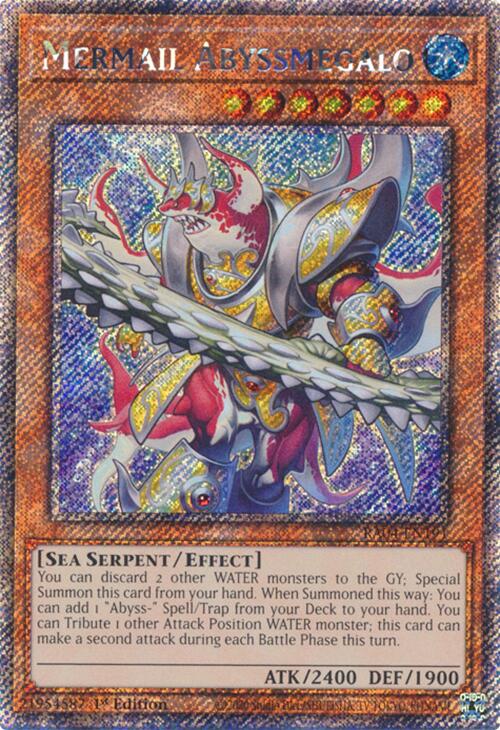 Mermail Abyssmegalo [RA04-EN191] Platinum Secret Rare | Total Play