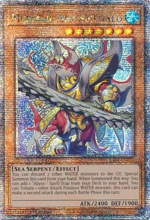 Mermail Abyssmegalo [RA04-EN191] Quarter Century Secret Rare | Total Play