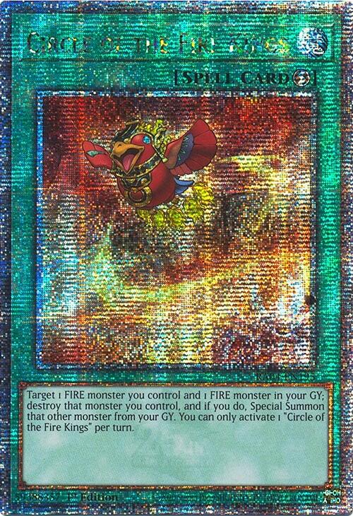 Circle of the Fire Kings [RA04-EN195] Quarter Century Secret Rare | Total Play