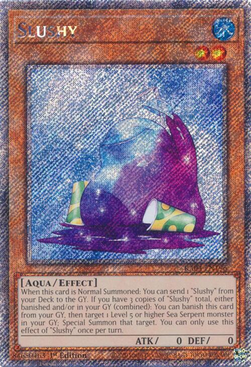Slushy [RA04-EN196] Platinum Secret Rare | Total Play