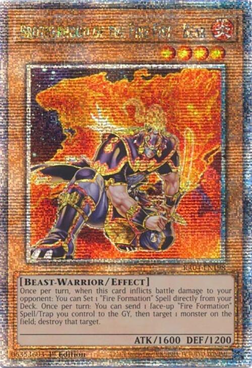 Brotherhood of the Fire Fist - Bear [RA04-EN198] Quarter Century Secret Rare | Total Play