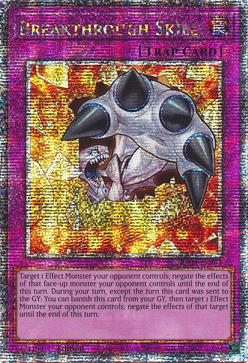 Breakthrough Skill [RA04-EN202] Quarter Century Secret Rare | Total Play