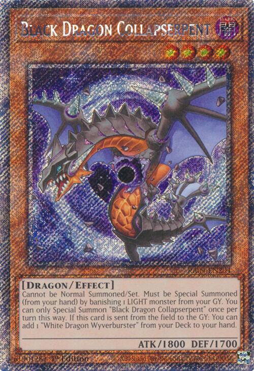Black Dragon Collapserpent [RA04-EN204] Platinum Secret Rare | Total Play