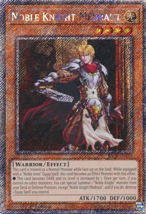 Noble Knight Medraut [RA04-EN205] Platinum Secret Rare | Total Play