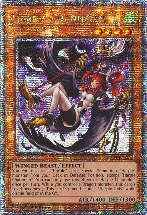 Harpie Channeler [RA04-EN207] Quarter Century Secret Rare | Total Play