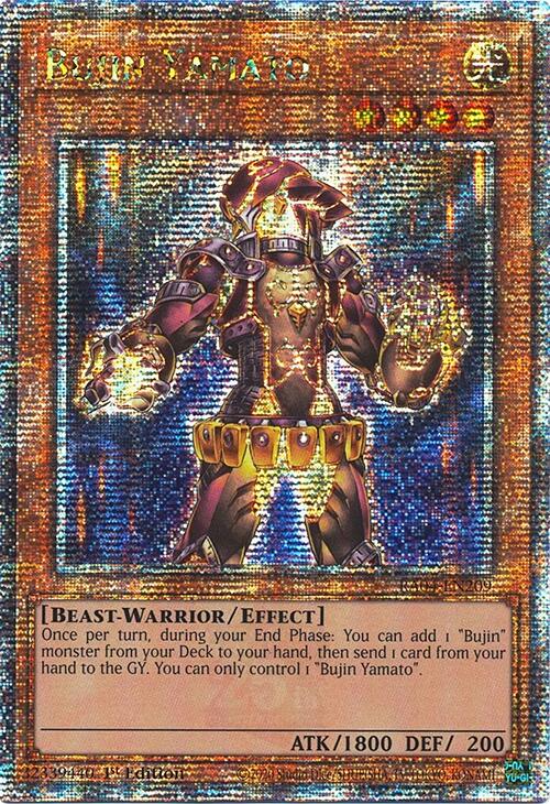 Bujin Yamato [RA04-EN209] Quarter Century Secret Rare | Total Play