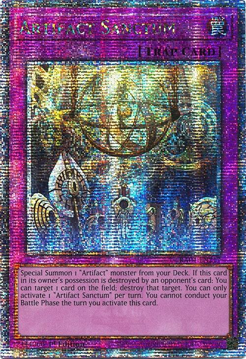 Artifact Sanctum [RA04-EN217] Quarter Century Secret Rare | Total Play