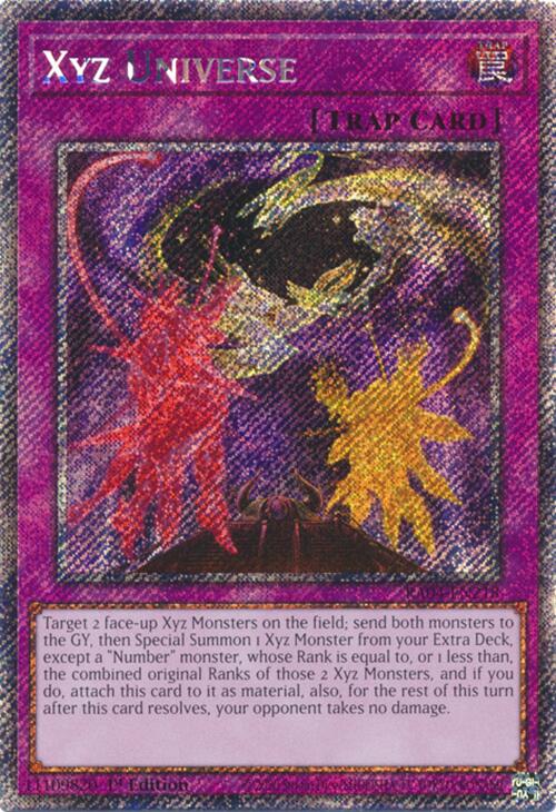 Xyz Universe [RA04-EN218] Platinum Secret Rare | Total Play