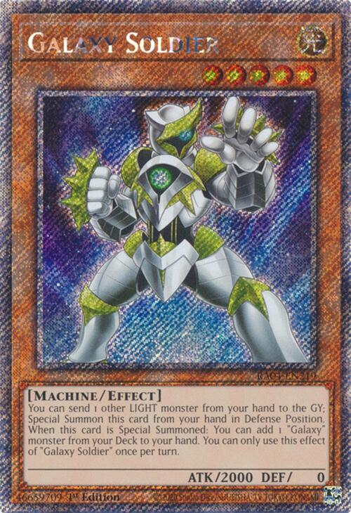 Galaxy Soldier [RA04-EN219] Platinum Secret Rare | Total Play