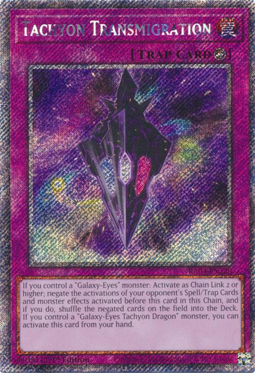 Tachyon Transmigration [RA04-EN220] Platinum Secret Rare | Total Play