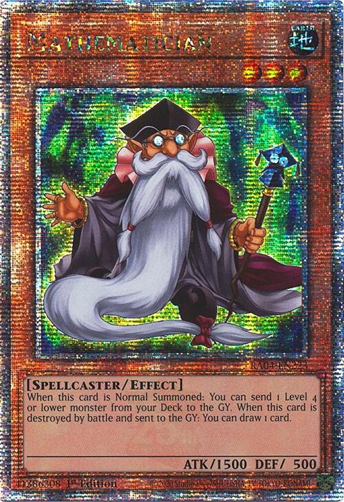 Mathematician [RA04-EN223] Quarter Century Secret Rare | Total Play