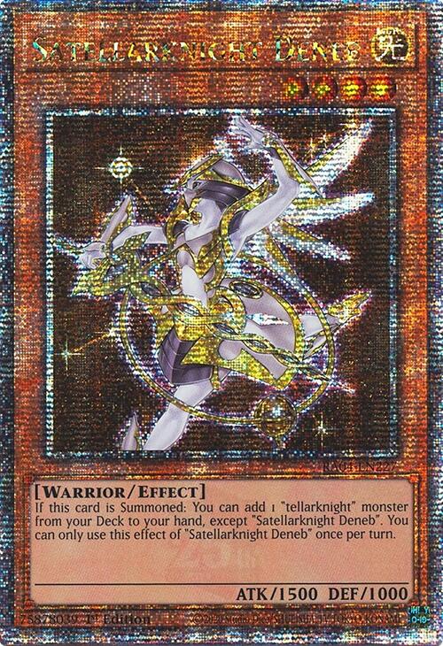 Satellarknight Deneb [RA04-EN227] Quarter Century Secret Rare | Total Play
