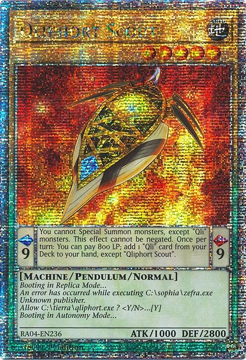Qliphort Scout [RA04-EN236] Quarter Century Secret Rare | Total Play