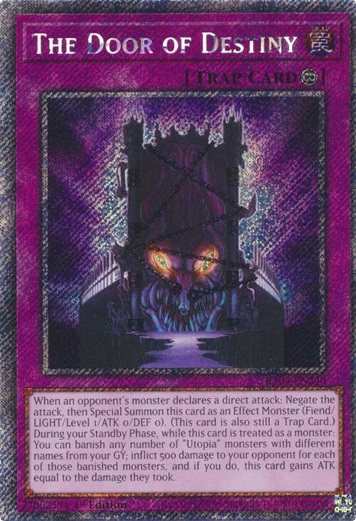 The Door of Destiny [RA04-EN240] Platinum Secret Rare | Total Play