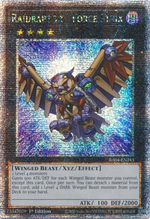 Raidraptor - Force Strix [RA04-EN243] Quarter Century Secret Rare | Total Play