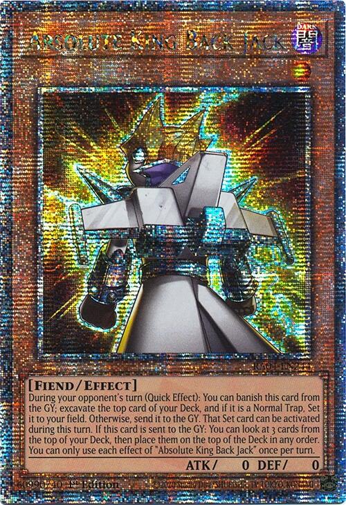 Absolute King Back Jack [RA04-EN244] Quarter Century Secret Rare | Total Play