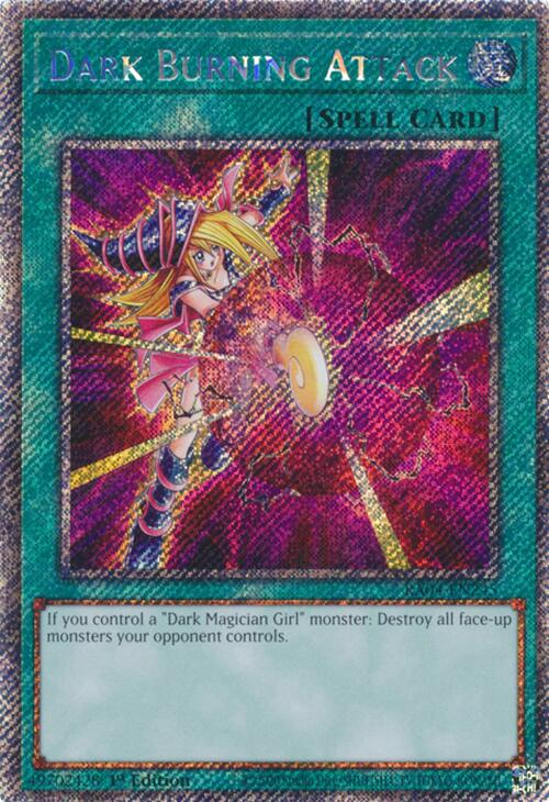 Dark Burning Attack [RA04-EN245] Platinum Secret Rare | Total Play
