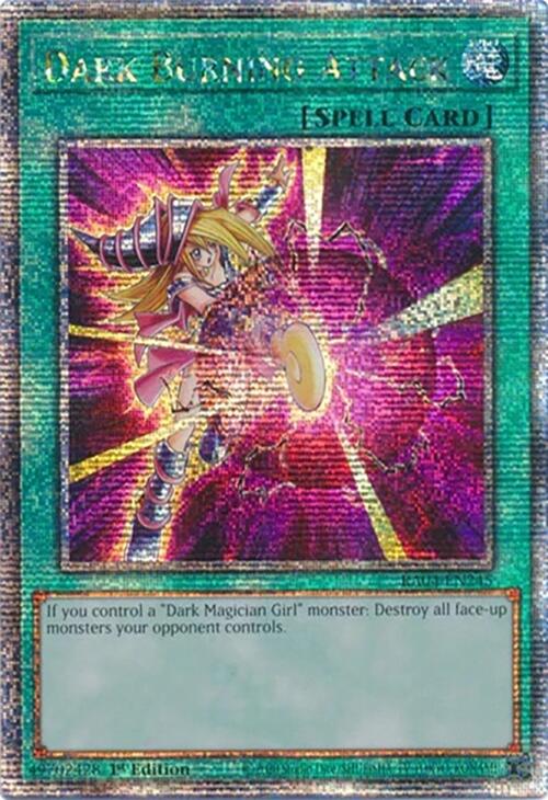 Dark Burning Attack [RA04-EN245] Quarter Century Secret Rare | Total Play